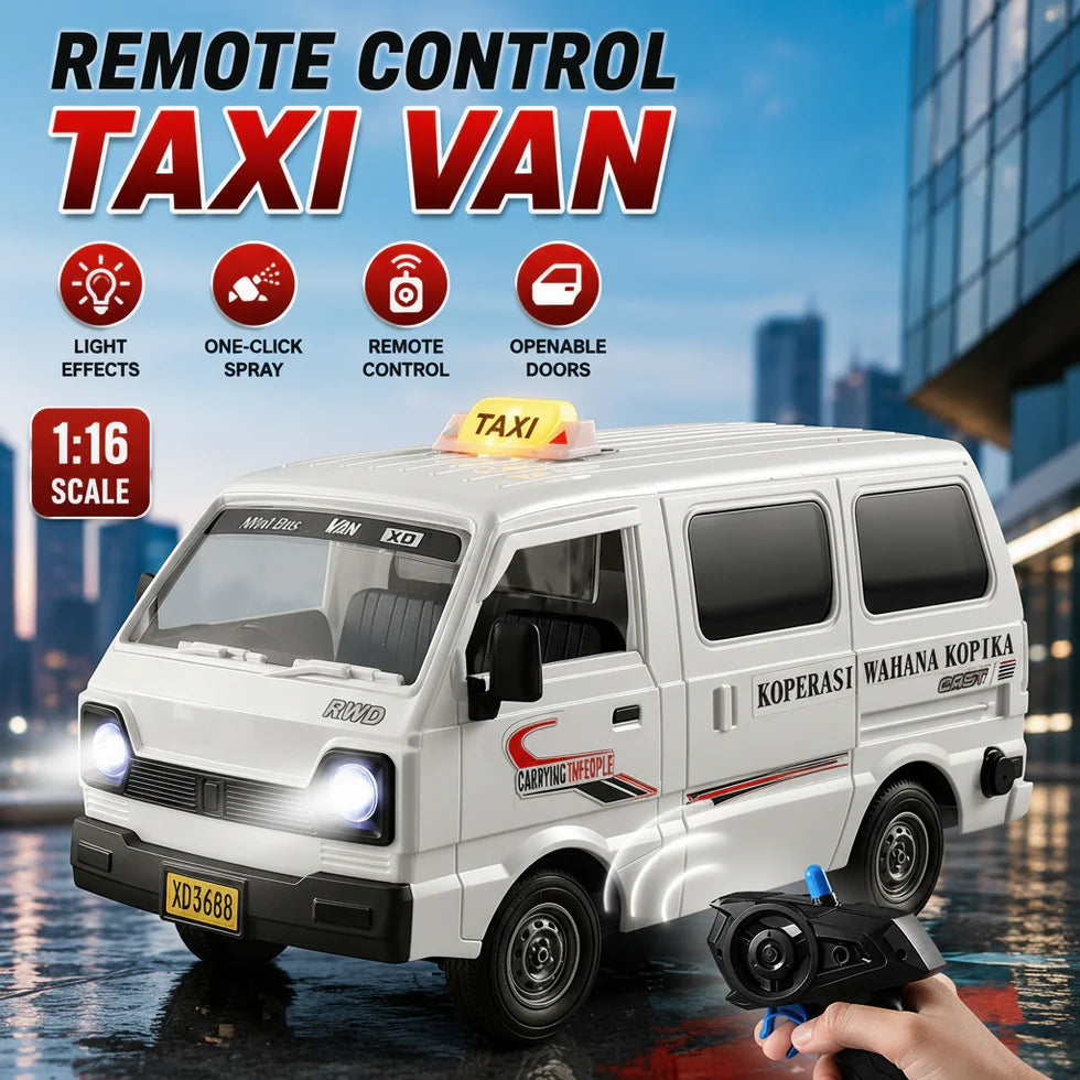 Remote Control Taxi Van for Kids (3688-G169A)