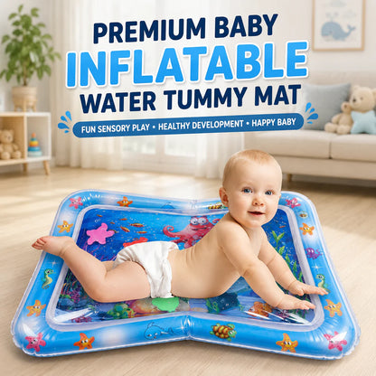 Premium Baby Inflatable Water Tummy Time Mat (Blue | XX-01)