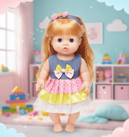 Baby Doll Happy Every Day with Feeding Bottle & Music (8933A) (1)