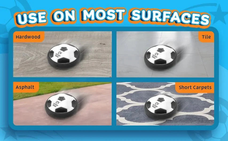 Smooth Indoor Play Hover Ball Toy For Kids (111-1) (Random Designs)