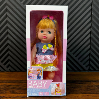 Baby Doll Happy Every Day with Feeding Bottle & Music (8933A) (1)