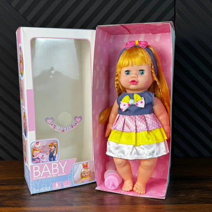 Baby Doll Happy Every Day with Feeding Bottle & Music (8933A) (1)