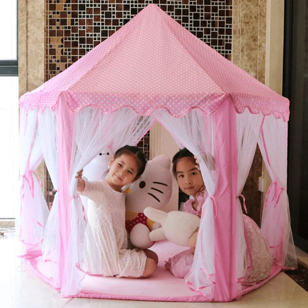 Princess Castle Play Tent House for Kids – Dreamy Playhouse for Your Little Princess (8899F)
