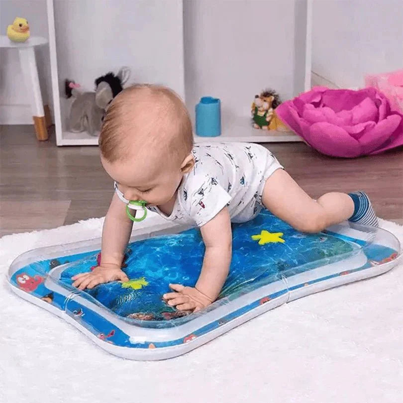 Premium Baby Inflatable Water Tummy Time Mat (Blue | XX-01)
